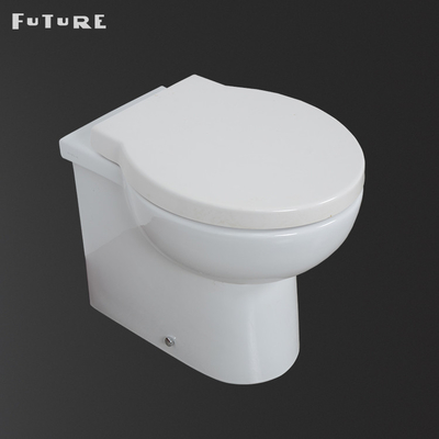 عرض 380 مللي متر مستقبلي مثبت على الحائط مرة أخرى إلى الحائط Wc P Trap قطعة واحدة Commode