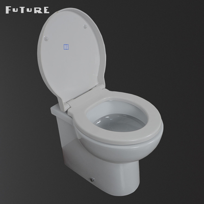 عرض 380 مللي متر مستقبلي مثبت على الحائط مرة أخرى إلى الحائط Wc P Trap قطعة واحدة Commode