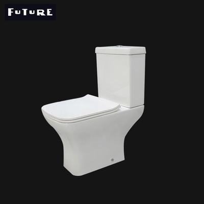 630 * 350 * 830mm ايديال ستاندرد مرحاض بدون شفة قريب من مرحاض P Trap