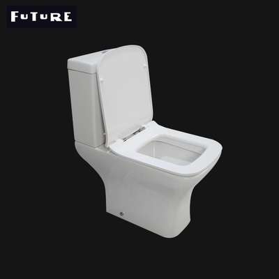 630 * 350 * 830mm ايديال ستاندرد مرحاض بدون شفة قريب من مرحاض P Trap