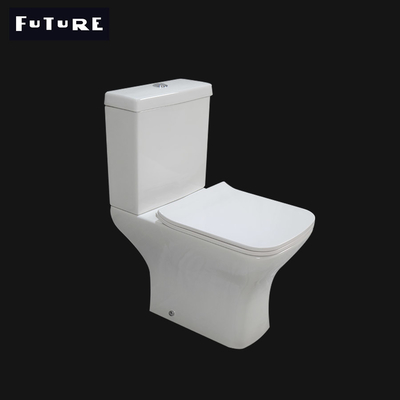 630 * 350 * 830mm ايديال ستاندرد مرحاض بدون شفة قريب من مرحاض P Trap