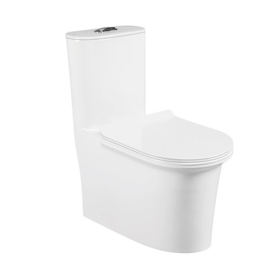 مضاد للبكتيريا S Trap Siphonic One Piece Wc Flushing Button