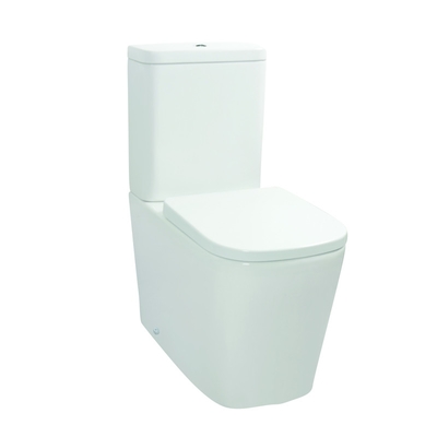 ارتفاع كثافة Bathstore إغلاق المرحاض المقترن الأبيض قطعتين WC تحمل حمولة قوية