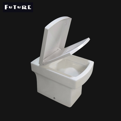 Washdown Flushing Square مغلق المرحاض المقترن العودة إلى الحائط Wc صديقة للبيئة