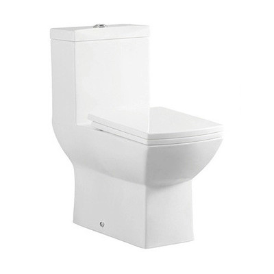 630 * 350 * 830mm Siphonic Water Closet قطعة واحدة مرحاض مزدوج تدفق ISO9001 معتمد
