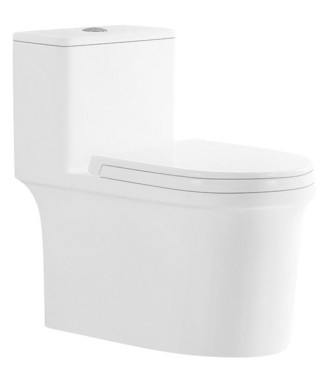 CE 710mm ارتفاع Siphonic Water Closet مع S-Trap استخدام مريح